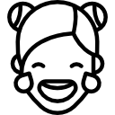 Девушка смеется до слез icon