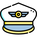 sombrero de piloto icon