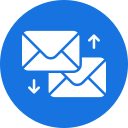 intercambiar correos icon