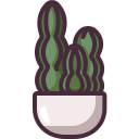 cactus columnar azul icon