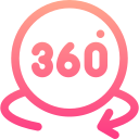 360 grados icon