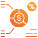 ratio financiero icon