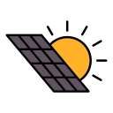 célula solar icon