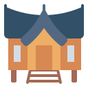 casa minangkabau icon