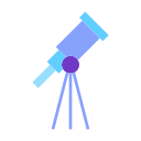 silueta de telescopio icon