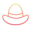 sombrero pirata icon