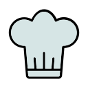 sombrero de cocinero icon