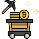 minería bitcoin icon