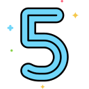 número 5 icon