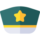 sombrero militar icon