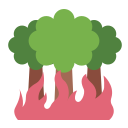 incendio forestal icon