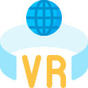 plataforma de realidad virtual icon