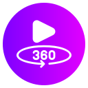 vídeo 360 icon