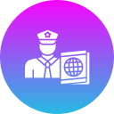 control de pasaportes icon