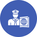 control de pasaportes icon