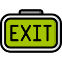 Fire exit icon