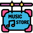 tienda de música icon