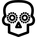 calavera mexicana icon