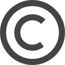 symbool van auteursrecht icoon