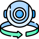 cámara 360 icon