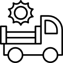 Pickup truck icon