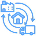 cadena de suministro icon