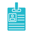 tarjeta de identificación icon