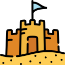 castillo de arena icon