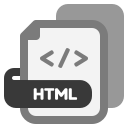 archivo html icon