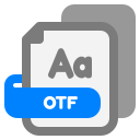 archivo otf icon