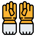 guantes de la mano icon