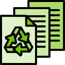 reciclaje de papel icon