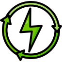 energía renovable icon