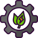 energía sostenible icon