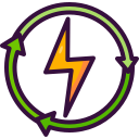 energía renovable icon