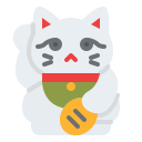 gato chino de la suerte icon