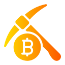 minería bitcoin icon