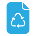 papel reciclado icon