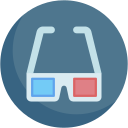 gafas 3d icon