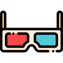 gafas 3d icon