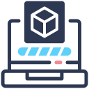 cubo 3d icon