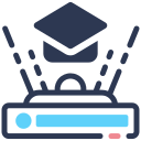 educación virtual icon