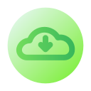 descarga en la nube icon