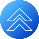 chevron-doble-up icon