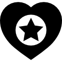 corazón favorito icon