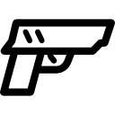 pistola de la policía icon