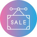 Sale sign icon