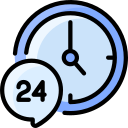 soporte las 24 horas icon