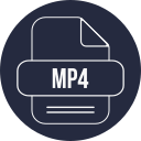 archivo mp4 icon