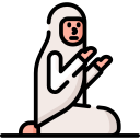 Praying icon